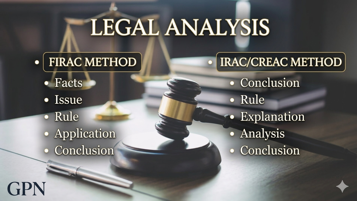 The Methodological Foundations of Legal Reasoning: An Analysis of the IRAC and FIRAC Frameworks